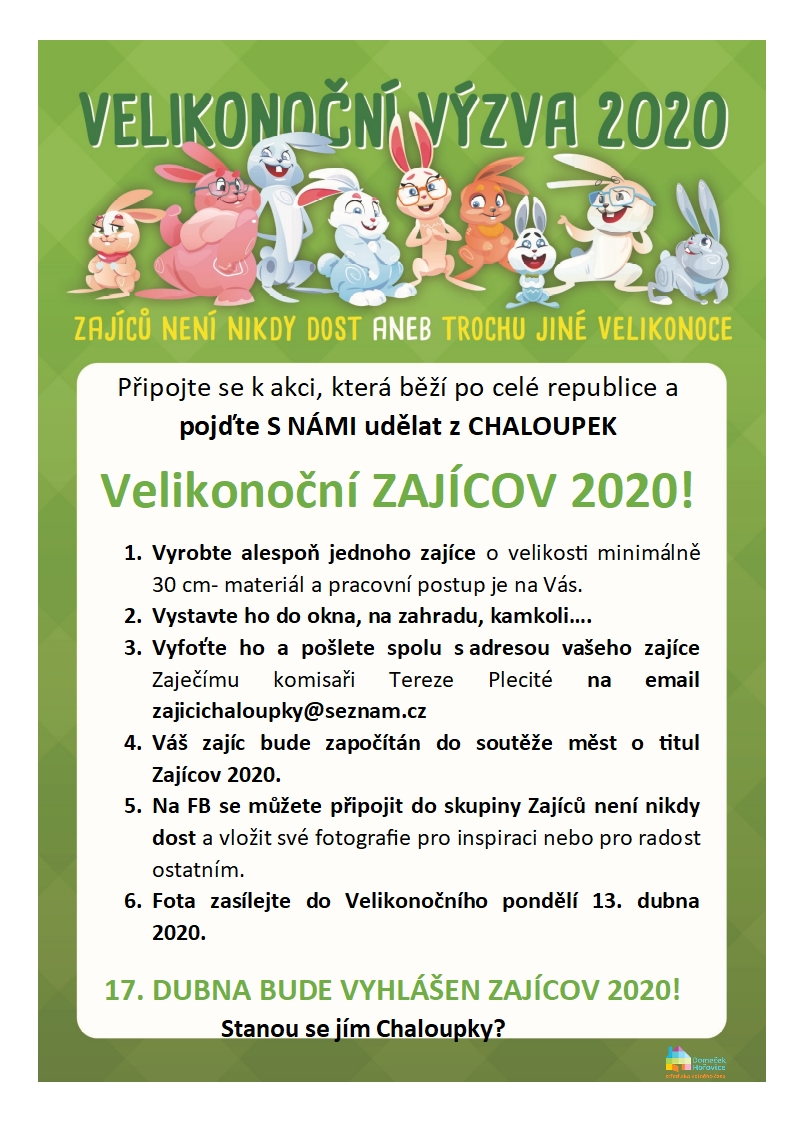 Velikonoční ZAJÍCOV 2020